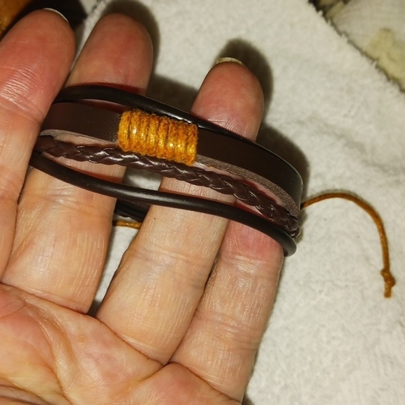 Hand Crafted Jewelry - Handmade Leather Unisex Bracelet